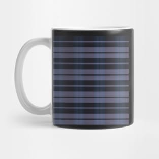 Winter Aesthetic Daviana 1 Hand Drawn Textured Plaid Pattern Mug